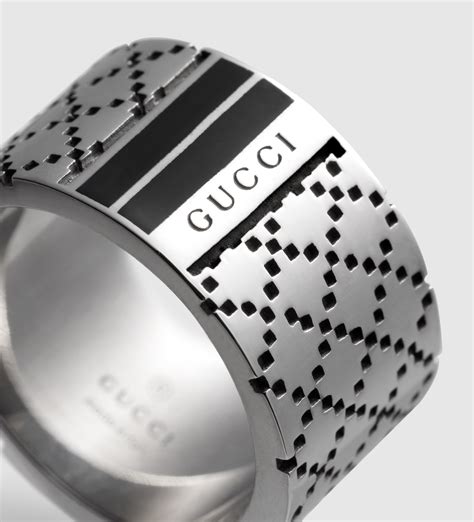 mens gucci ribg|gucci silver ring for men.